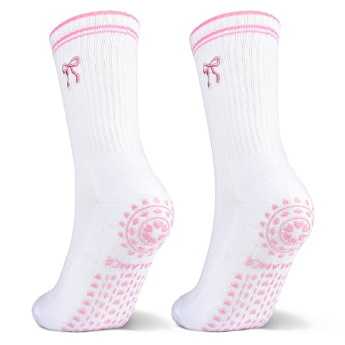 Women's Cute Pilates Socks - Non - Slip Ballet Style, Ideal for Yoga & Fitness2