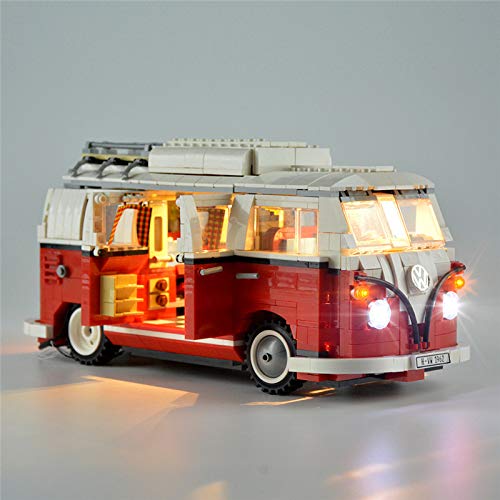 YAYAN Lamp Kit with Remote Control Compatible with Lego 10220 Volkswagen T1 Camper