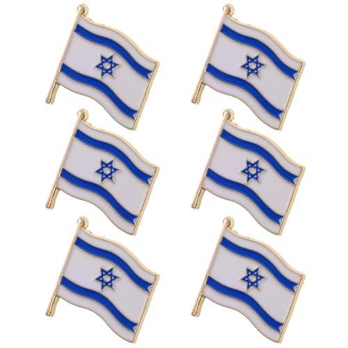 Pins de la bandera de Israel decorativos para llevar en tu mochila a fiestas y eventos