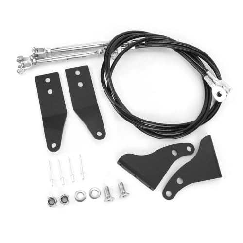 Kit rehausseur pare-brise Jeep Wrangler TJ pour sorties forêt et bivouac