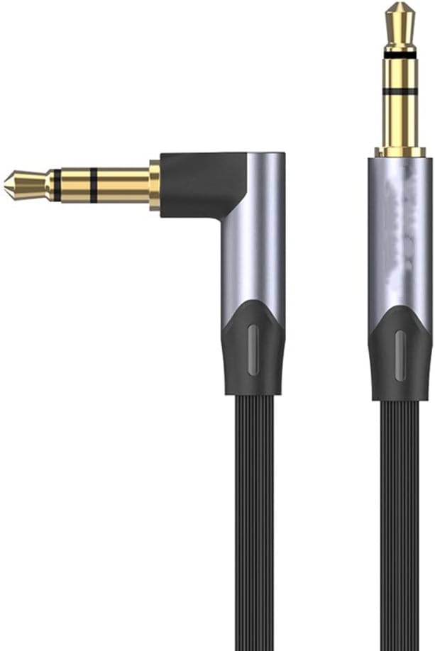 JSEIAJB Aux Cable 3.5mm Jack Audio 90 Degree Right Angle .5 AUX Cord Headphones Speaker MP4