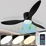 Photo Gallery izrielar ventilatore da soffitto con illuminazione 2x, ventilatori da soffitto Ø132cm con luce, telecomando, 6 velocità, 3 colori dimmerabili, modalità estate e inverno, timer per camera da letto Photo Gallery izrielar ventilatore da soffitto con illuminazione 2x, ventilatori da soffitto Ø132cm con luce, telecomando, 6 velocità, 3 colori dimmerabili, modalità estate e inverno, timer per camera da letto