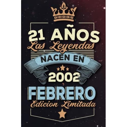 Las leyendas nacen en 21 años 2002 febrero: Ideas de regalos para hombres, ideas de cumpleaños 21 cumpleaños libro ideas de cumpleaños para hombre y regalo de nacimiento, regalo de cumpleaños