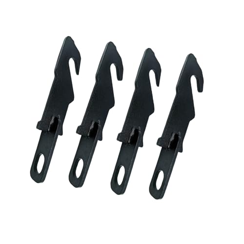 Loquets de porte pour RZR XP 1000 et Turbo 2014-2023 - Lot de 4 pièces noires