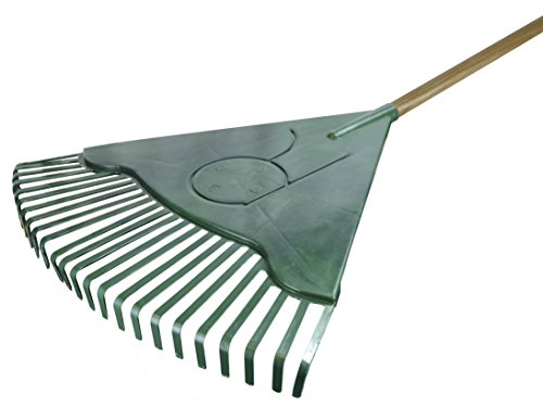 Faithfull Tools FAICOULRP Countryman Leaf Rake with Plastic Head, Blue, 58.5 x 181 x 5 cm