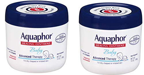 Aquaphor Baby Healing Ointment - Advance Therapy for Diaper Rash, Chapped Cheeks and Minor Scrapes - 14. oz Jar