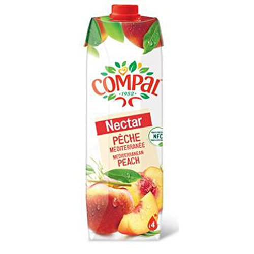 Compal Nectar Pêche 1L (pack de 12 Cover