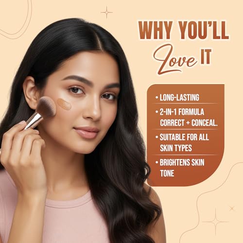 Image of Fashion Colour Glamorous Full Coverage Concealer Corrector Contour Palette | Creamy texture Moisturizing & Lasting | Easy To Blend & Lightweight Concealer For Face Makeup (32gm)
