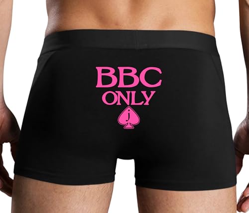Knaughty Knickers BBC Only - Jack Of Spades Black Mens Boxer Brief Sexy Adult Design