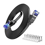 UGREEN Cat 8 LAN Kabel 40Gbps 2000MHz Ethernet Kabel kompatibel zu Cat7/Cat8/Cat6 (10M)