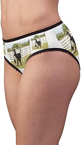 DogsMakeMeHappy Afghan Hound Panties, Afghan Hound Underwear, Briefs, Cotton Briefs, Funny Underwear, Panties For Women