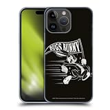 Head Case Designs Licenza Ufficiale Looney Tunes Black And White Bugs Bunny Custodia Cover Dura per Parte Posteriore Compatibile con Apple iPhone 15 PRO Max