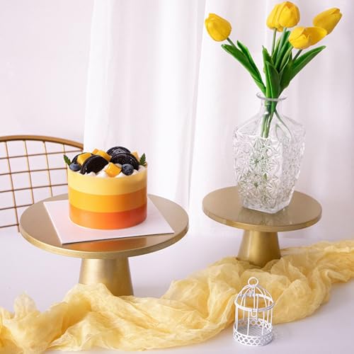 Table de dessert décorative avec support en métal durable pour les réceptions de prestige - 6