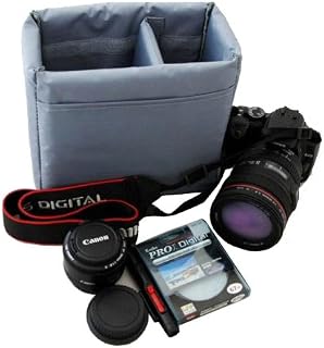Yimidear® Waterproof Shockproof Partition Padded Camera Bags SLR DSLR TLR Insert Protection Case for DSLR Shot Or Flash Light (Small)