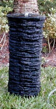 Medium Black Column Fountain