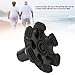 Heavy Duty Quad Cane Tips 19mm Rubber Replacement Feet for Canes and Crutches with 6 Support Feet Self Standing Base 4 foot cane rubber feet walking cane 6 pillar tip Feet & Tips