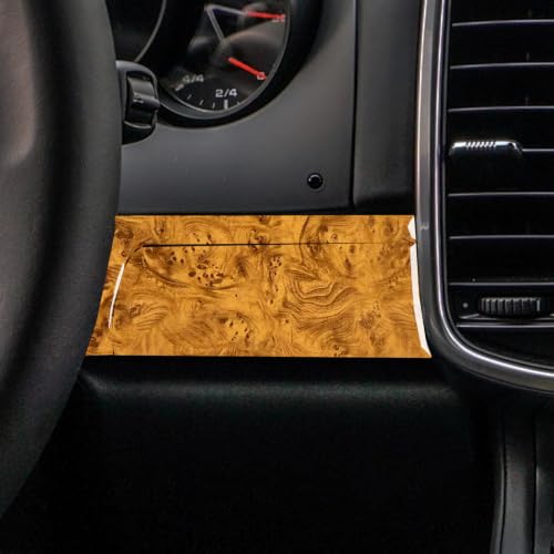 PJFUS Wood Grain Sticker Compatible with Porsche Cayenne(92A) 2011-2017