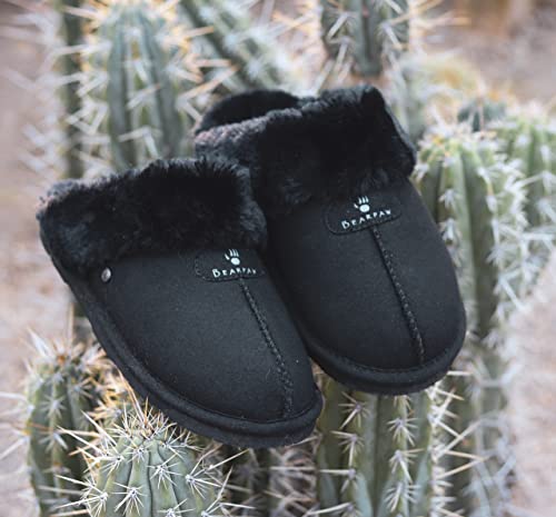 Bearpaw Women's Loki Vegan Black Size 13 | Women's Slippers | Women's Shoes | Comfortable & Light-Weight #TOP5