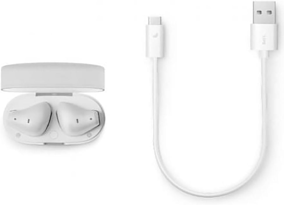 Philips TAT2139WT Wireless Bluetooth Earphones Small Earphones Excellent Value for Money Performance Ratio, Natural Sound with Dynamic Bass, Clear Calls and Pocket Charging Case White