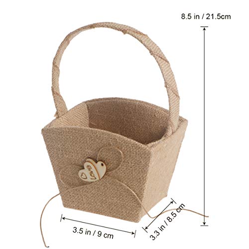 Balacoo 123644HZWFG Rustic Flower Girl Basket thumb #4