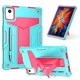 Béquille fonctionnelle : cet étui résistant aux chocs pour tablette dispose d'un support robuste, et vous pouvez ajuster sa meilleure position de visualisation et de frappe selon vos besoins. Regardez facilement des films, des vidéos ou passez des appels vidéo avec d'autres personnes en mode paysage, vous pouvez également utiliser votre tablette en mode portrait. Simple et pratique, adapté pour le divertissement quotidien ou le travail. Vous allez vraiment adorer cet étui de tablette cool