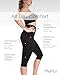 Double Agent High Waist Shaping Capris - SlimMe by MeMoi - Versatile Leggings ,Black,Medium
