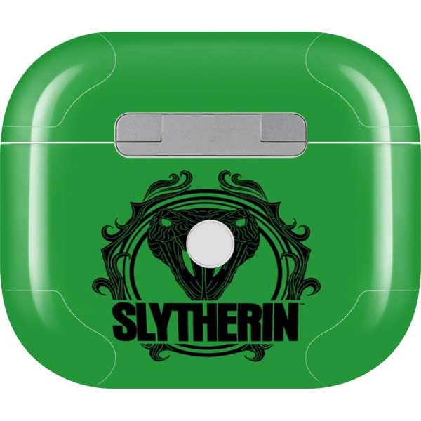 Skinit Decal Audio Skin Compatible with Apple AirPods (3rd Gen, 2021) - Officially Licensed Warner Bros Slytherin Illustration Design