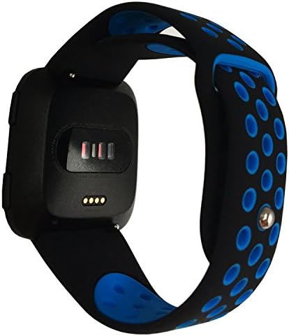 feuy for Fitbit Versa Smartwatch Silicone Bands Strap,Replacement Rubber Accessory Bands Strap for Fitbit Versa Smartwatch Fitness Adjustable Sport Wristbands,Bracelet, Link,Ring