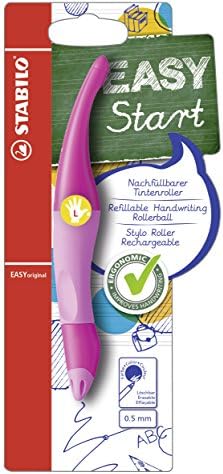 Ergonomic Rollerball - STABILO EASYoriginal - Left-Handed - Light Pink/Dark Pink