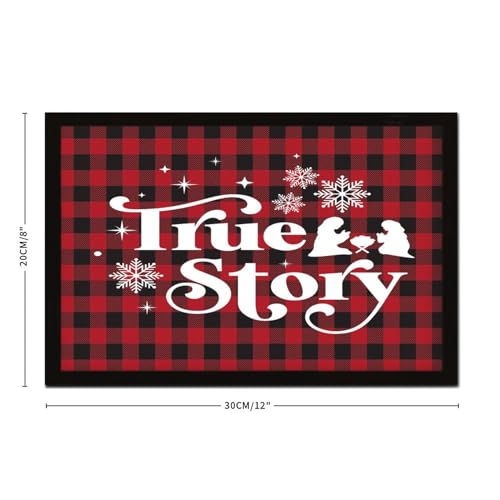 Plaque murale de Jésus en bois vieilli True Story 20x30 cm - 4