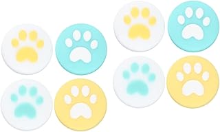 PartyKindom 8 Peças Capa Macia Para Joystick Capa De De Silicone Macia Tampa Do Botão De Aderência Do Joystick Tampa Do Controlador Tampa Do Joystick Tampas De Borracha Do