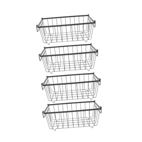 Image of 4Pcs Freezer Organizer Bins Food Organization Deep for Office Fridge Closets|Bins|Refrigerator Parts & Accessories|Parts & Accessories|Large Appliances