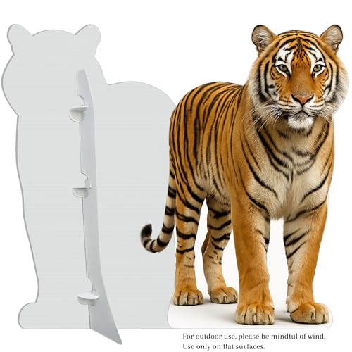 Image of Tiger 4FT Life Size Cardboard Cutout - A Fun Animal Standup for Photo Booths, Birthday Parties, and Events