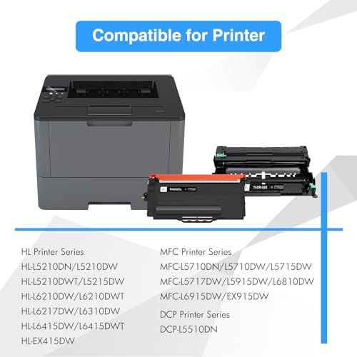 Image of TN920XL TN920 Toner DR920 Drum Unit TN 920XL DR 920 DR-920 Drum Unit 3 Pack | Compatible for Brother HL-L6210DW MFC-L5915DW MFC-L5710DW HL-L5210DW HL-L5210DN HL-L6210DWT HL-L6310DW Printer High Yield