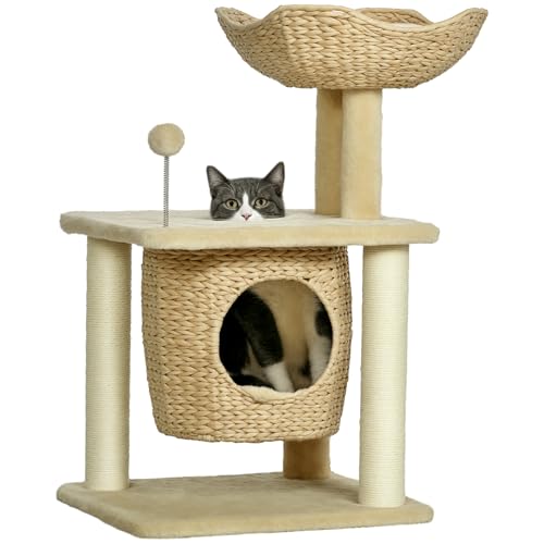PawHut Arbre à Chat griffoir, Arbre à Grimper pour Chat, en...