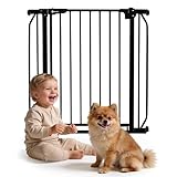 LIONELO Truus Slim Barrera de protección 75 105 cm Barrière de Sécurité pour Enfants et Animaux pour Portes et Escaliers Función AutoStop