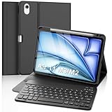 【Transformez votre iPad en Ordinateur Portable】 Profitez d’une expérience informatique complète avec ce étui-clavier compatible multi-angles. Ajustez l’écran selon vos préférences et travaillez, étudiez, ou regardez des vidéos avec un confort visuel optimal—que ce soit à la maison, au bureau, ou en déplacement.