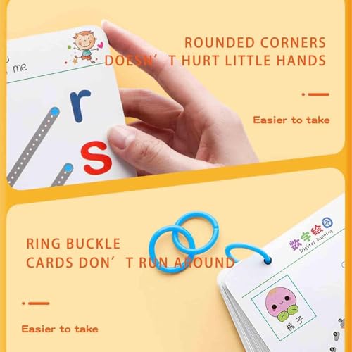 Image of Fennec Mart Magical Tracing Workbook Set 64 Pages Alphabet & Number Writing Practice Book for Kids Reusable Handwriting Pen Control Training for Preschool Learning