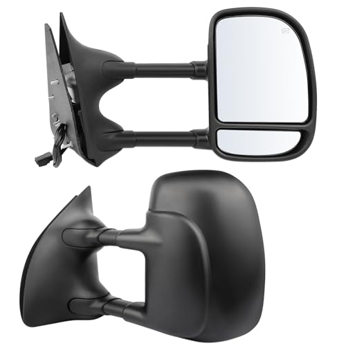 ECCPP Pair Tow Mirrors For Ford For F250 Super Duty Series Truck 1999-2007