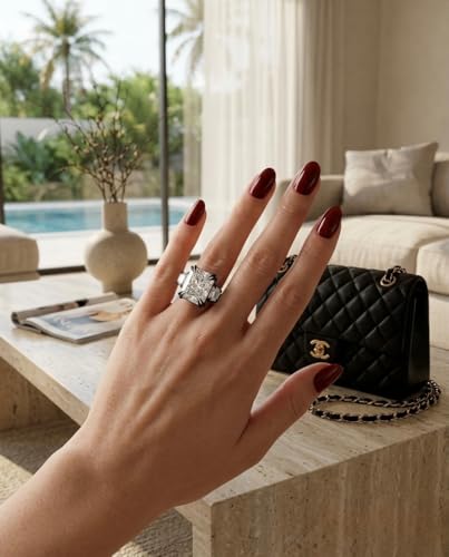 Bague KARAN Gun Metals d'une finition irréprochable taille 7 - 6