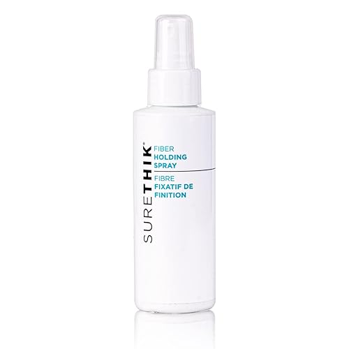 Miniatura 7 de SURETHIK Paquete de fibra espesante para el cabello de 1.06 oz (marrón oscuro) y spray de sujeción (3.4 onzas)