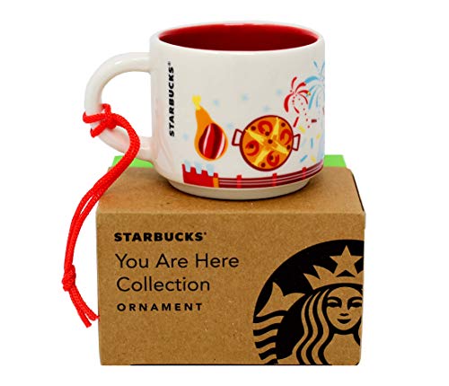 Starbucks You Are Here Series Spain Ceramic Demitasse Ornament Mug, 2 Oz