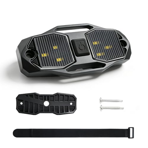 Fastchoy Auto UTV LED Dome Light 12V Wired with Switch Universal UTV Interior Light Roll Bar Mount Led Light Waterproof for UTV ATV SXS Car Can Am Golf Cart Cab