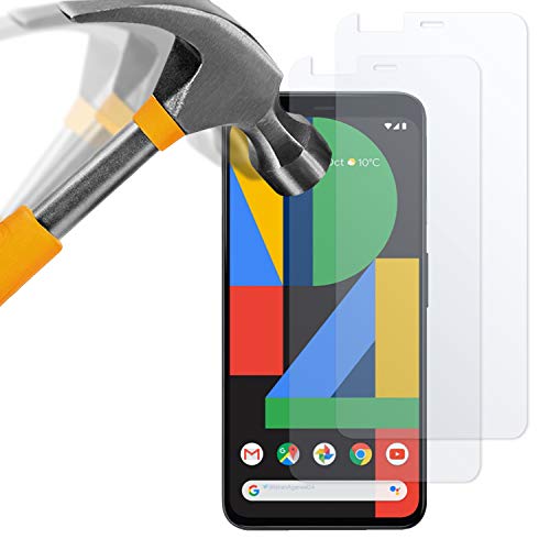 Moodie - Protector de pantalla de vidrio templado para Google Pixel 4 (2 unidades) Cover