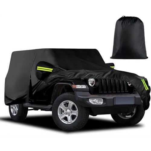 for Wrangler Cover Waterproof 2 Door, All Weather for Rain Cover for Automobiles