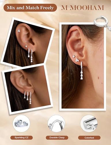 M MOOHAM Dangle Earrings for Women, Hypoallergenic Earring Set - image 3