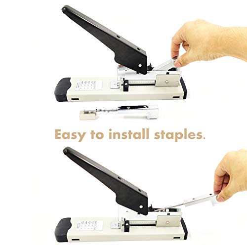 image for KongJee 100-Sheet Heavy Duty Stapler with 1000 Staples, Paper Stapler,