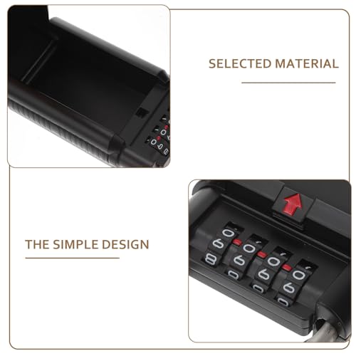 Caja seguridad llaves pared exterior con combinación y gran espacio interno 5