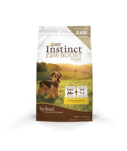 Instinct Raw Boost Toy Breed Grain Free Chicken Meal Formula Natural Dry Dog Food By Nature'S Variety, 4.1 Lb. Bag