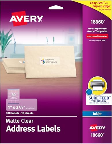 Étiquettes de publipostage Avery jet d'encre pour en finir avec les enveloppes mal écrites